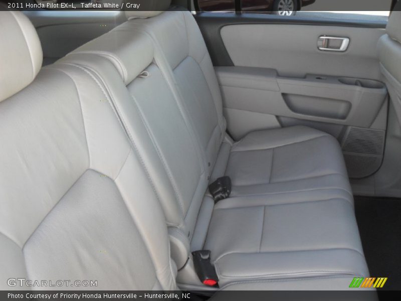 Taffeta White / Gray 2011 Honda Pilot EX-L