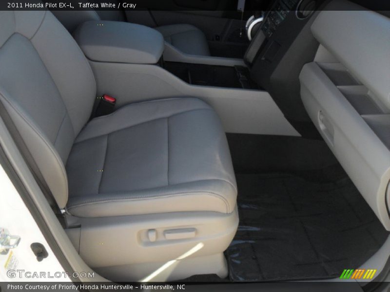 Taffeta White / Gray 2011 Honda Pilot EX-L