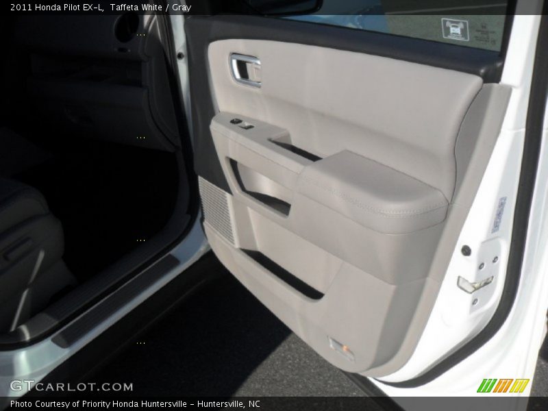 Taffeta White / Gray 2011 Honda Pilot EX-L