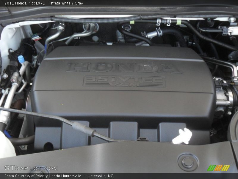 Taffeta White / Gray 2011 Honda Pilot EX-L