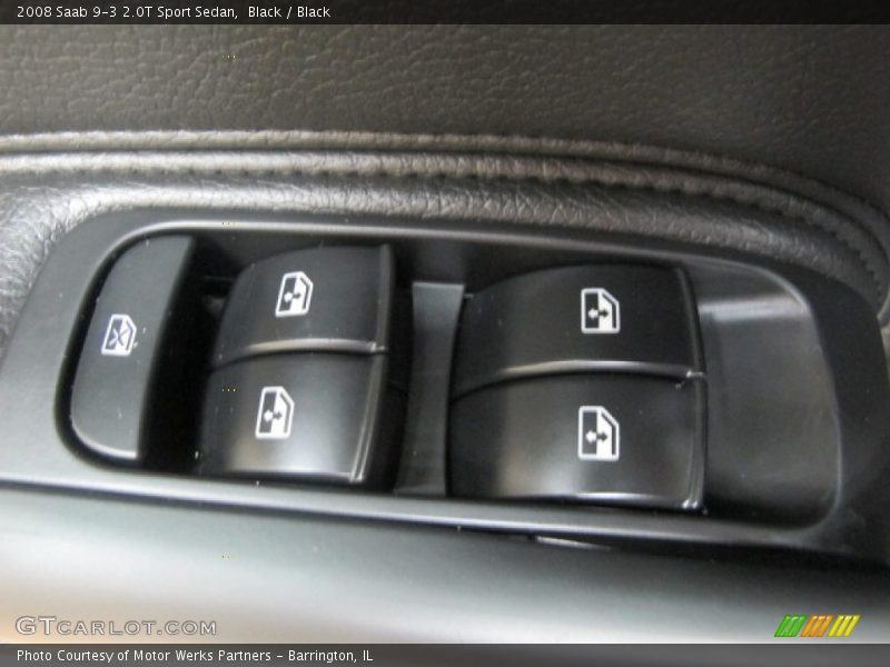 Black / Black 2008 Saab 9-3 2.0T Sport Sedan