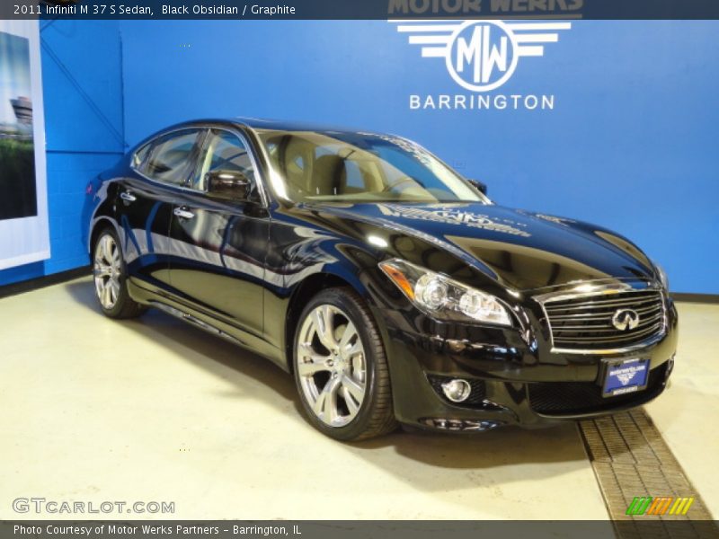 Black Obsidian / Graphite 2011 Infiniti M 37 S Sedan