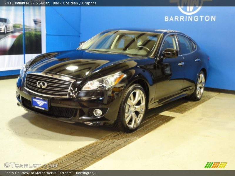 Black Obsidian / Graphite 2011 Infiniti M 37 S Sedan