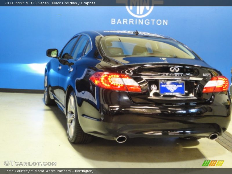 Black Obsidian / Graphite 2011 Infiniti M 37 S Sedan