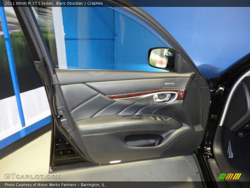 Black Obsidian / Graphite 2011 Infiniti M 37 S Sedan
