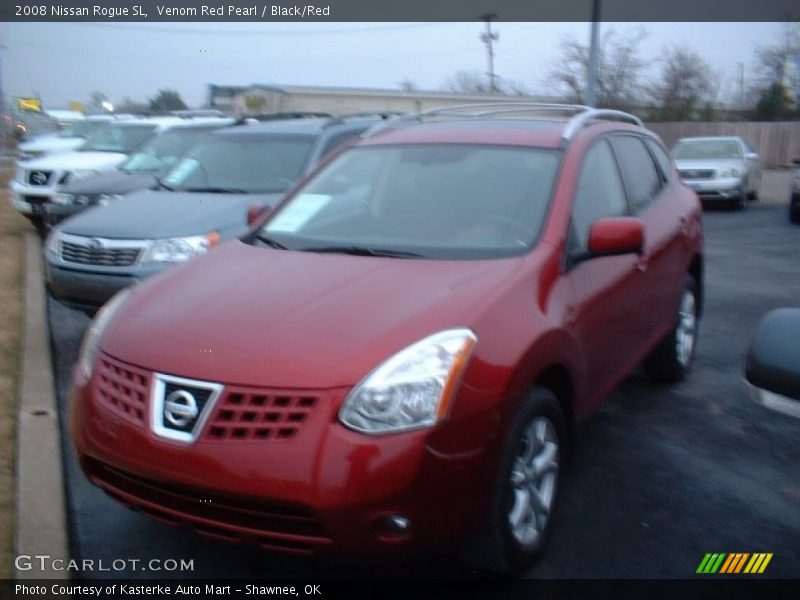 Venom Red Pearl / Black/Red 2008 Nissan Rogue SL