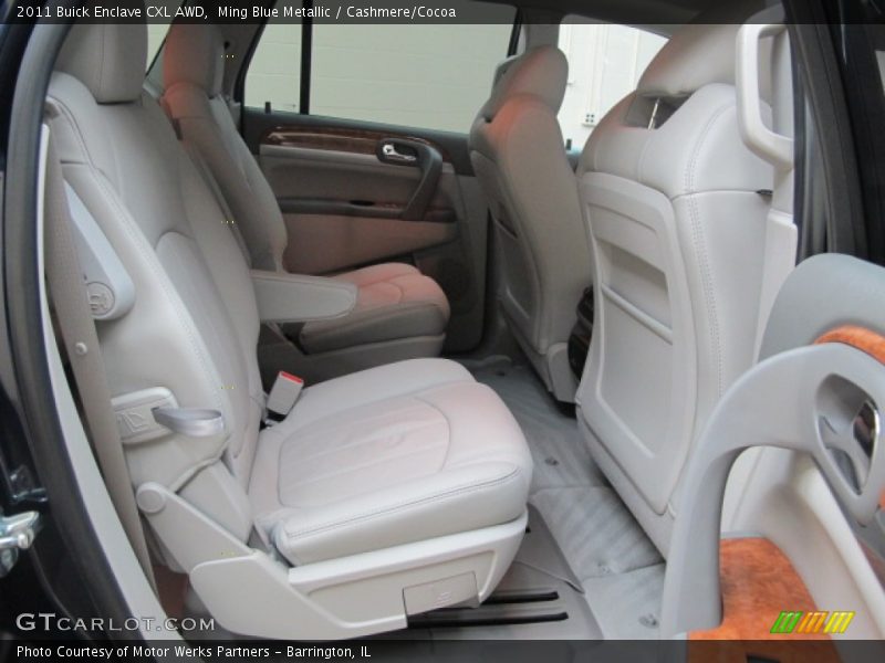Ming Blue Metallic / Cashmere/Cocoa 2011 Buick Enclave CXL AWD
