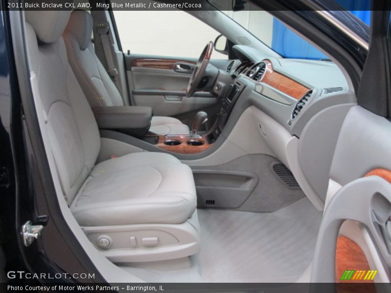 Ming Blue Metallic / Cashmere/Cocoa 2011 Buick Enclave CXL AWD