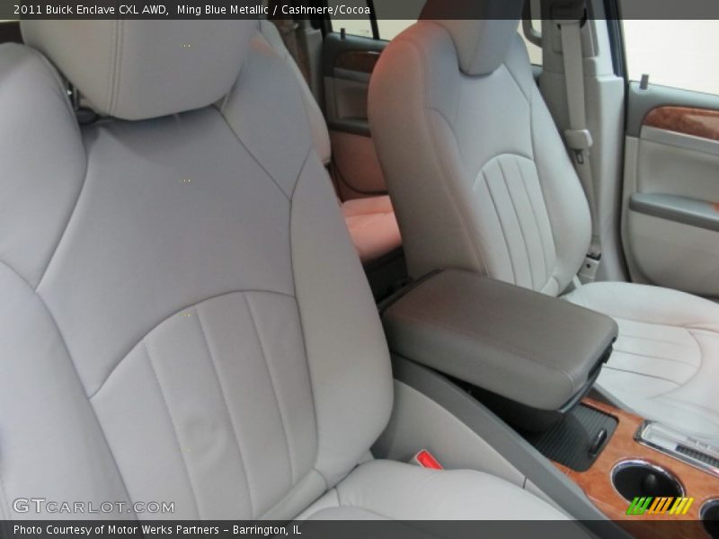 Ming Blue Metallic / Cashmere/Cocoa 2011 Buick Enclave CXL AWD