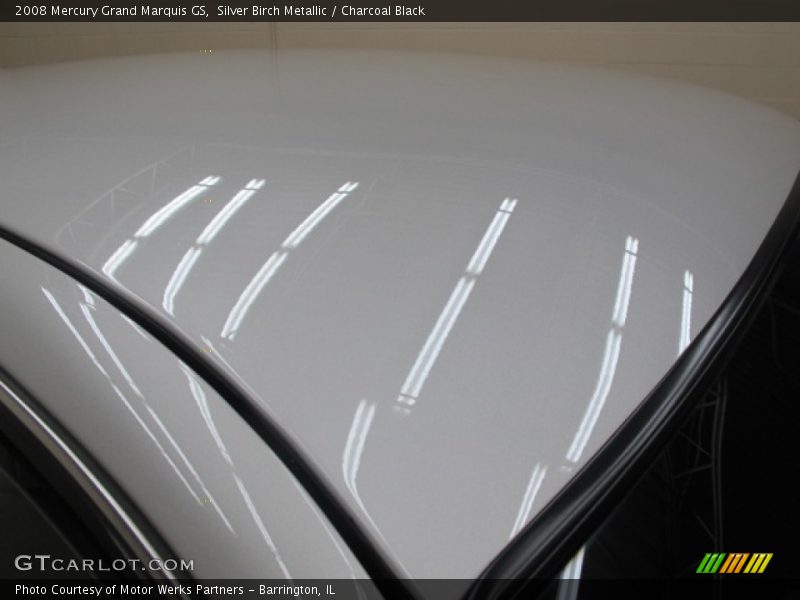 Silver Birch Metallic / Charcoal Black 2008 Mercury Grand Marquis GS
