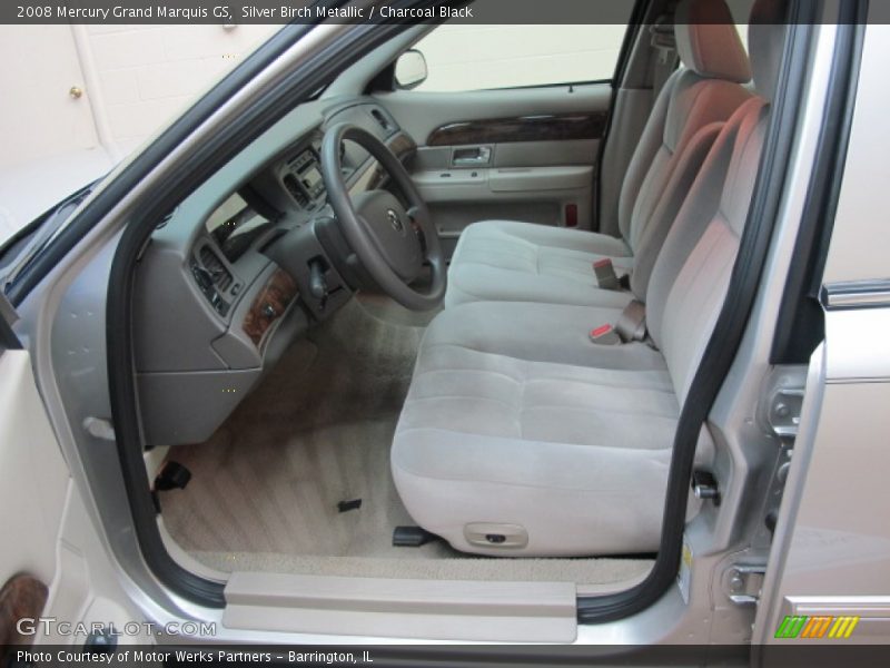 Silver Birch Metallic / Charcoal Black 2008 Mercury Grand Marquis GS
