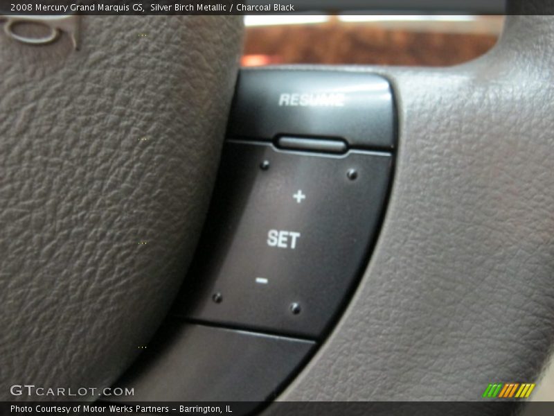 Silver Birch Metallic / Charcoal Black 2008 Mercury Grand Marquis GS