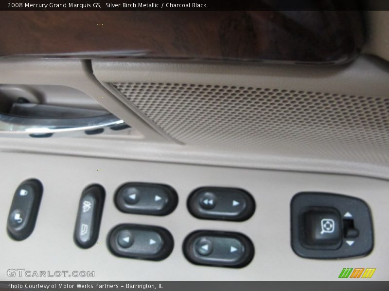 Silver Birch Metallic / Charcoal Black 2008 Mercury Grand Marquis GS