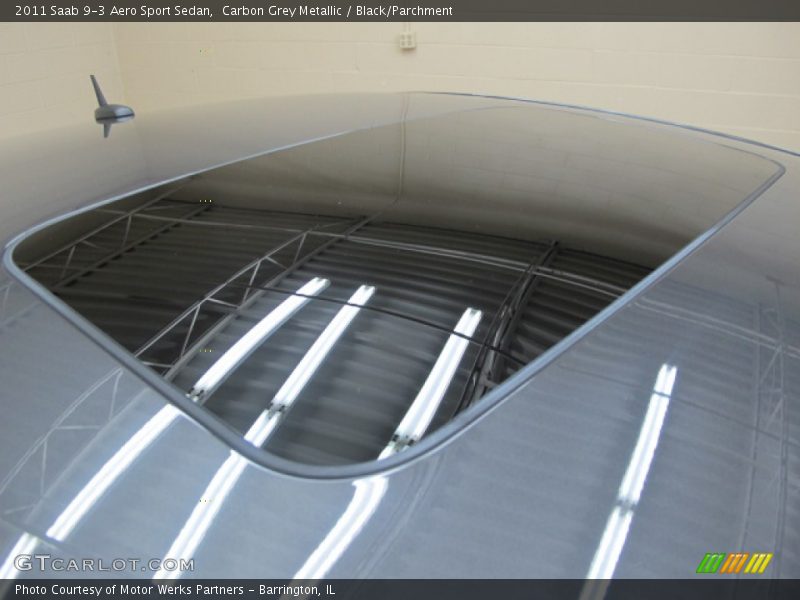 Carbon Grey Metallic / Black/Parchment 2011 Saab 9-3 Aero Sport Sedan