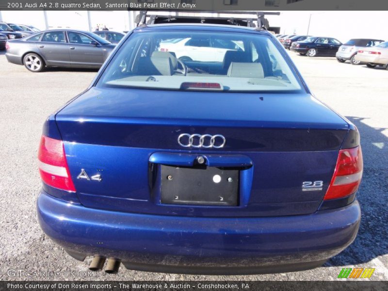 Santorin Blue Pearl Effect / Onyx 2001 Audi A4 2.8 quattro Sedan