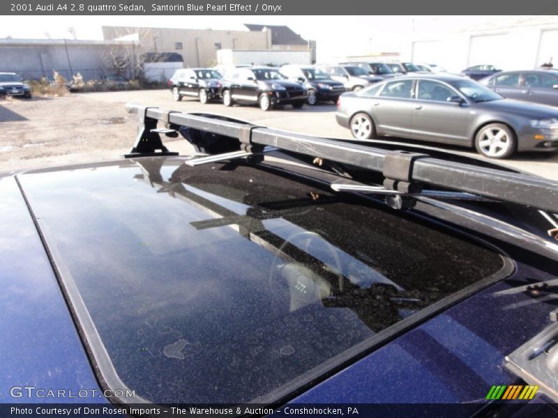 Santorin Blue Pearl Effect / Onyx 2001 Audi A4 2.8 quattro Sedan