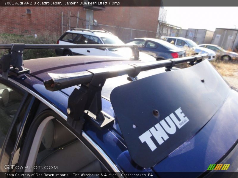 Santorin Blue Pearl Effect / Onyx 2001 Audi A4 2.8 quattro Sedan