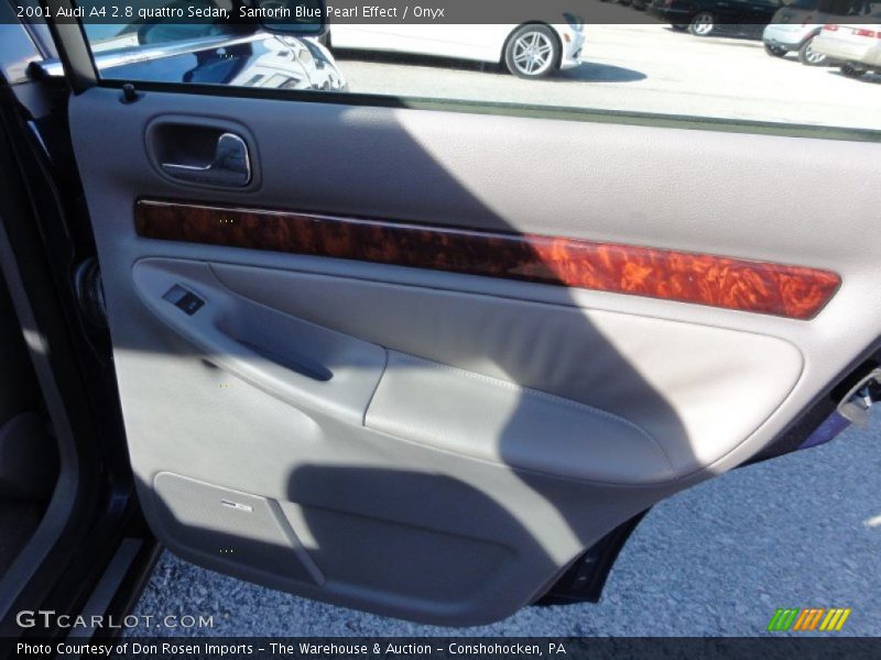 Santorin Blue Pearl Effect / Onyx 2001 Audi A4 2.8 quattro Sedan