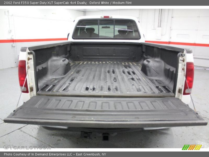 Oxford White / Medium Flint 2002 Ford F350 Super Duty XLT SuperCab 4x4 Dually