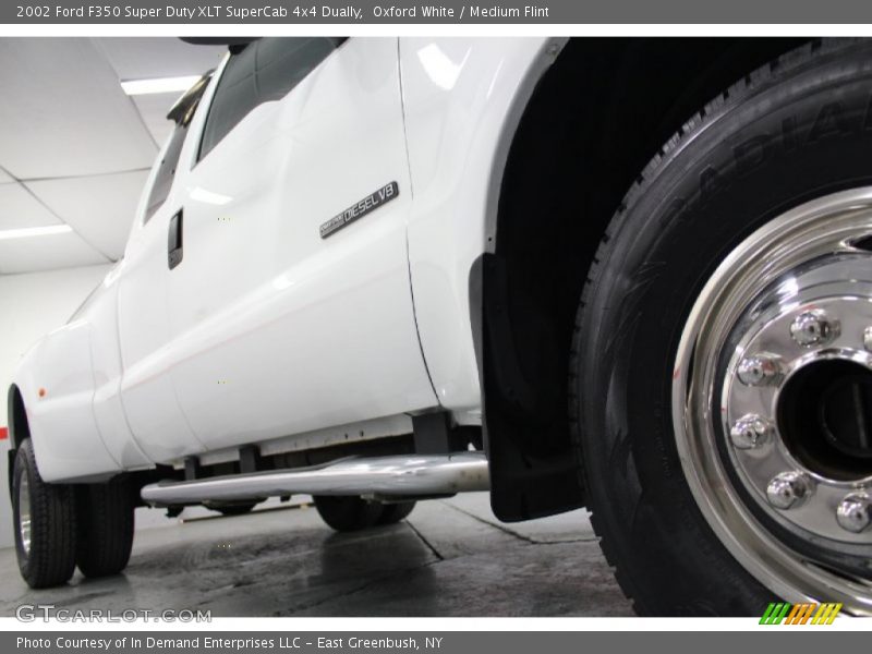 Oxford White / Medium Flint 2002 Ford F350 Super Duty XLT SuperCab 4x4 Dually