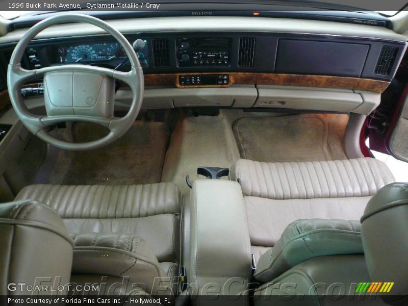Cyclamen Metallic / Gray 1996 Buick Park Avenue