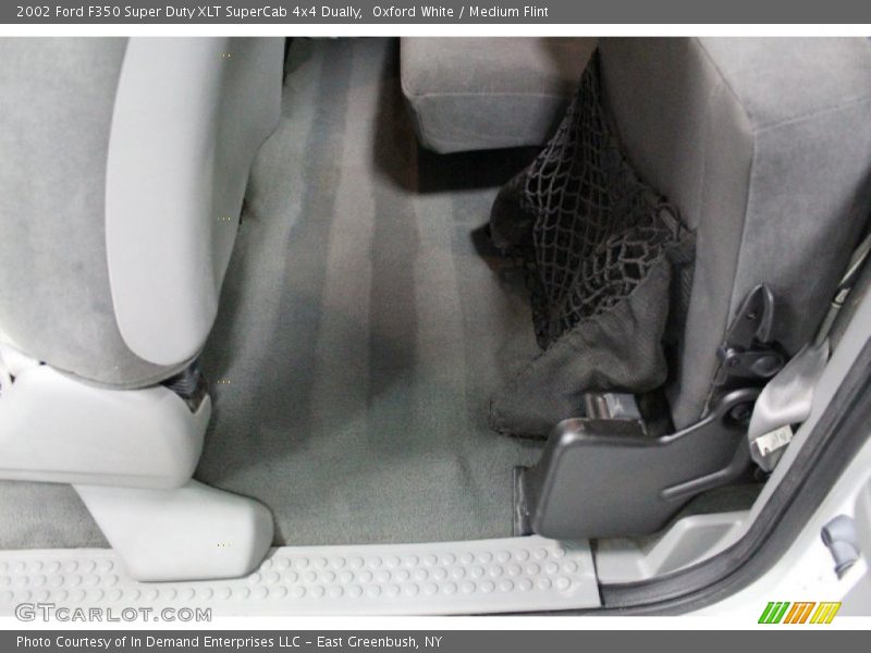 Oxford White / Medium Flint 2002 Ford F350 Super Duty XLT SuperCab 4x4 Dually