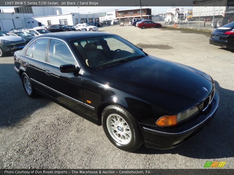 Jet Black / Sand Beige 1997 BMW 5 Series 528i Sedan