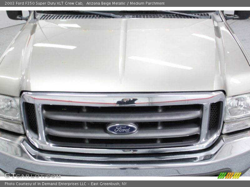 Arizona Beige Metallic / Medium Parchment 2003 Ford F350 Super Duty XLT Crew Cab