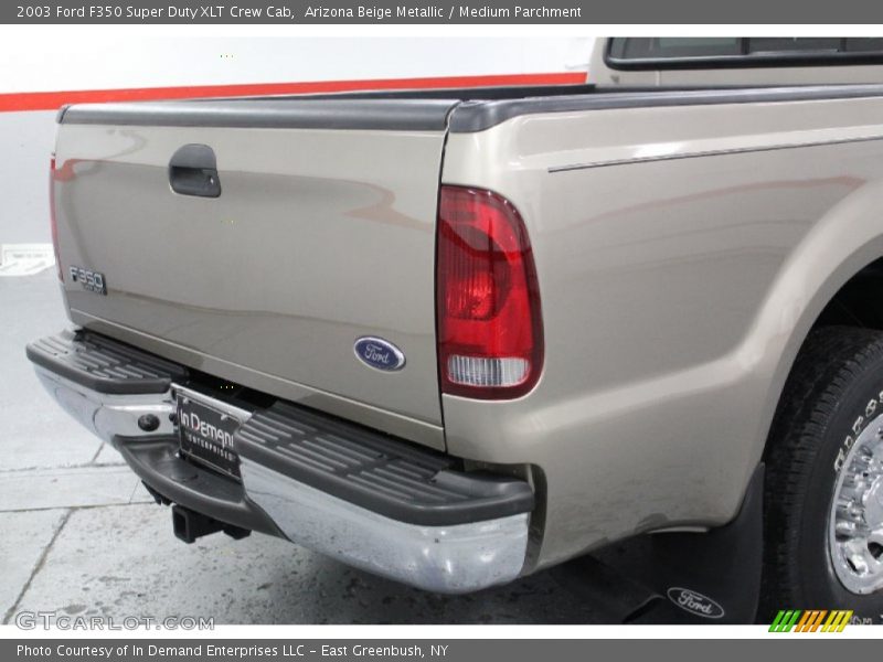 Arizona Beige Metallic / Medium Parchment 2003 Ford F350 Super Duty XLT Crew Cab