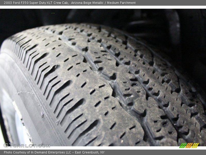 Arizona Beige Metallic / Medium Parchment 2003 Ford F350 Super Duty XLT Crew Cab