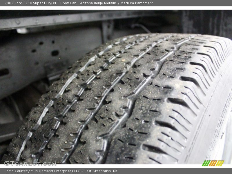 Arizona Beige Metallic / Medium Parchment 2003 Ford F350 Super Duty XLT Crew Cab