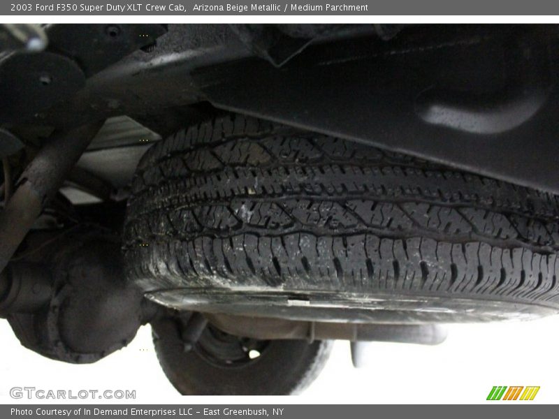 Arizona Beige Metallic / Medium Parchment 2003 Ford F350 Super Duty XLT Crew Cab