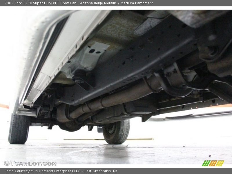 Arizona Beige Metallic / Medium Parchment 2003 Ford F350 Super Duty XLT Crew Cab