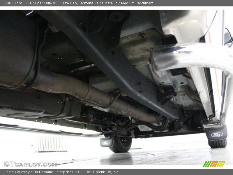 Arizona Beige Metallic / Medium Parchment 2003 Ford F350 Super Duty XLT Crew Cab