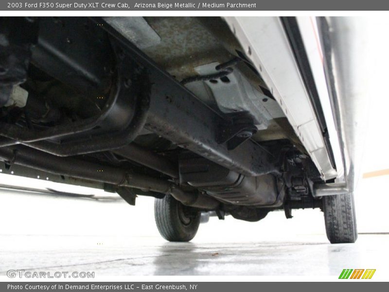 Arizona Beige Metallic / Medium Parchment 2003 Ford F350 Super Duty XLT Crew Cab