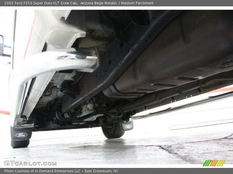 Arizona Beige Metallic / Medium Parchment 2003 Ford F350 Super Duty XLT Crew Cab