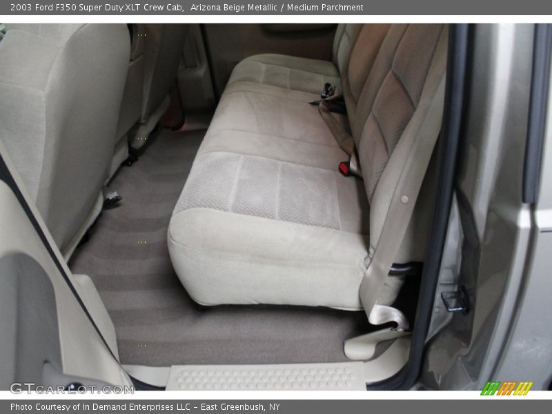 Arizona Beige Metallic / Medium Parchment 2003 Ford F350 Super Duty XLT Crew Cab