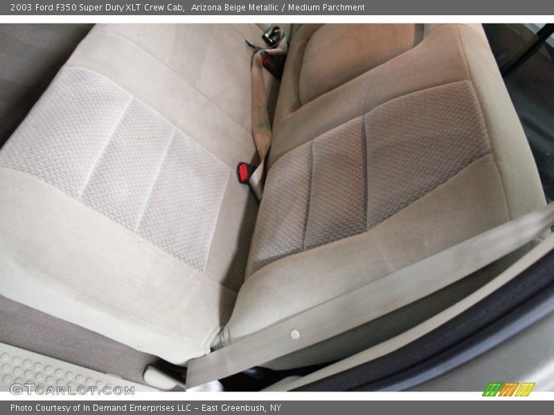 Arizona Beige Metallic / Medium Parchment 2003 Ford F350 Super Duty XLT Crew Cab
