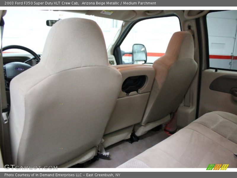Arizona Beige Metallic / Medium Parchment 2003 Ford F350 Super Duty XLT Crew Cab