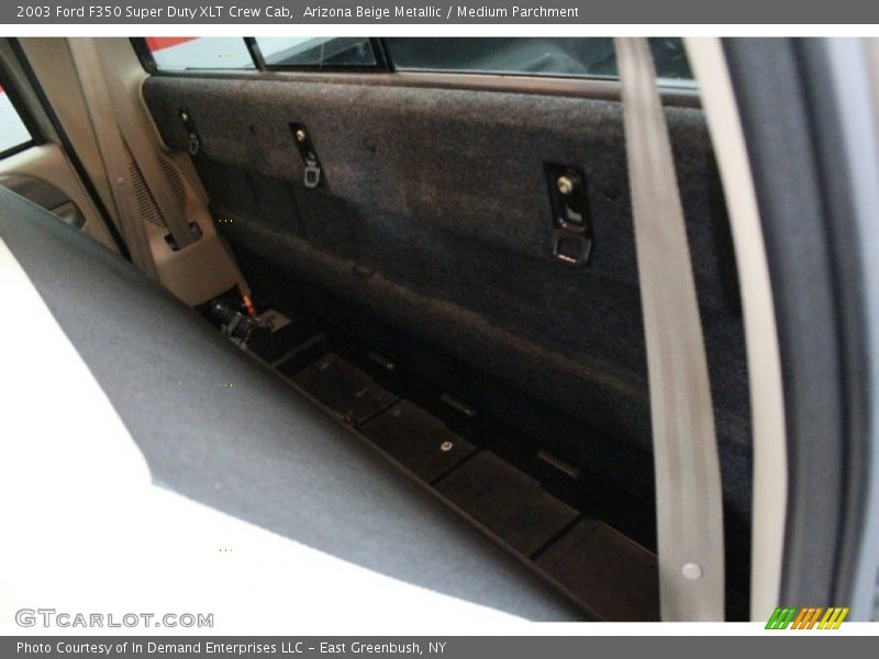Arizona Beige Metallic / Medium Parchment 2003 Ford F350 Super Duty XLT Crew Cab