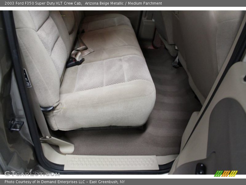 Arizona Beige Metallic / Medium Parchment 2003 Ford F350 Super Duty XLT Crew Cab