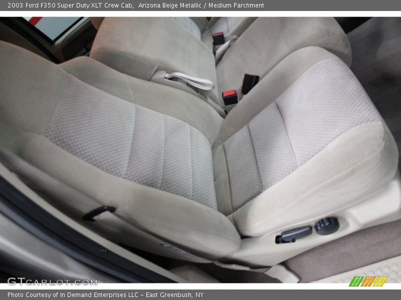 Arizona Beige Metallic / Medium Parchment 2003 Ford F350 Super Duty XLT Crew Cab