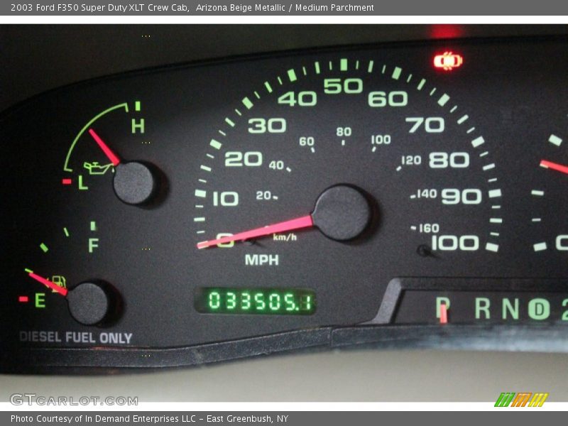  2003 F350 Super Duty XLT Crew Cab XLT Crew Cab Gauges