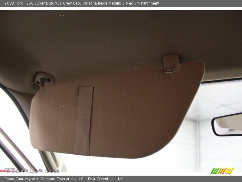 Arizona Beige Metallic / Medium Parchment 2003 Ford F350 Super Duty XLT Crew Cab