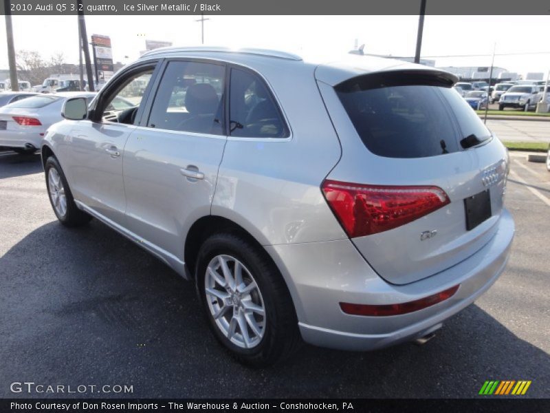 Ice Silver Metallic / Black 2010 Audi Q5 3.2 quattro