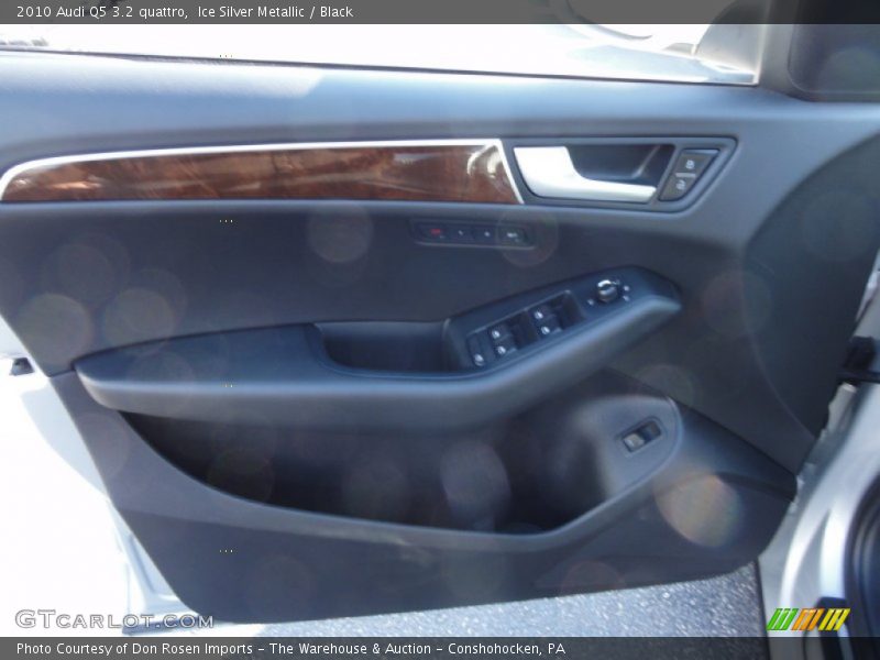 Ice Silver Metallic / Black 2010 Audi Q5 3.2 quattro