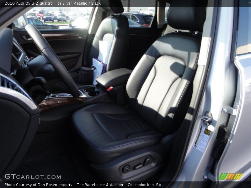 Ice Silver Metallic / Black 2010 Audi Q5 3.2 quattro