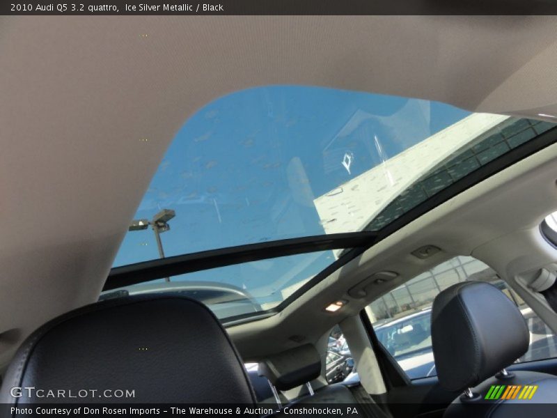 Ice Silver Metallic / Black 2010 Audi Q5 3.2 quattro