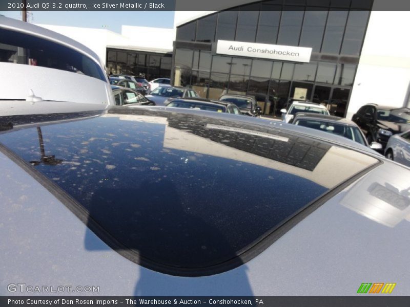 Ice Silver Metallic / Black 2010 Audi Q5 3.2 quattro