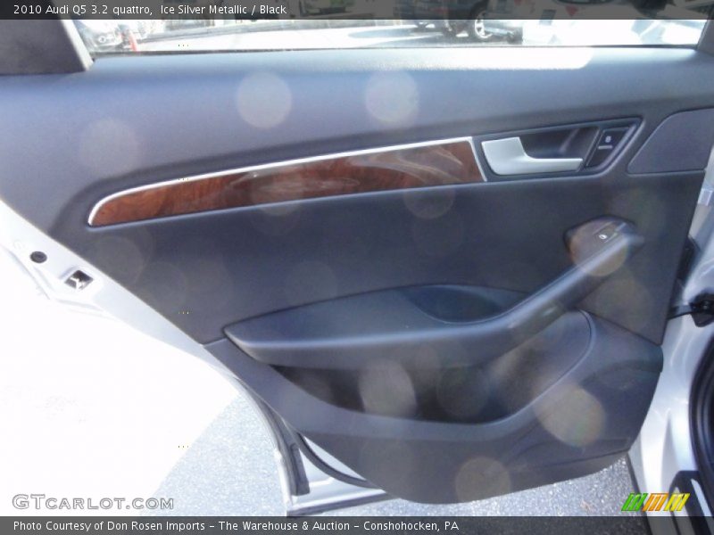 Ice Silver Metallic / Black 2010 Audi Q5 3.2 quattro